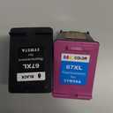 67XL Ink Cartridge Replacement for HP 67 XL Remanufactured for HP Ink 67 67XL for DeskJet 2755e 2700 2855e 2800 2752 2742e 4155e 4255e 4100 Envy 6055 6055e 6455e Printer 2-Pack Black Tri-Color