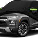 Waterproof Car Cover Compatible with Chevrolet Trailblazer Crossover LS/LT/RS/ACTIV 2020-2025, 420D All Weather Car Covers with Zipper Door for Snow Rain Dust Hail Protection