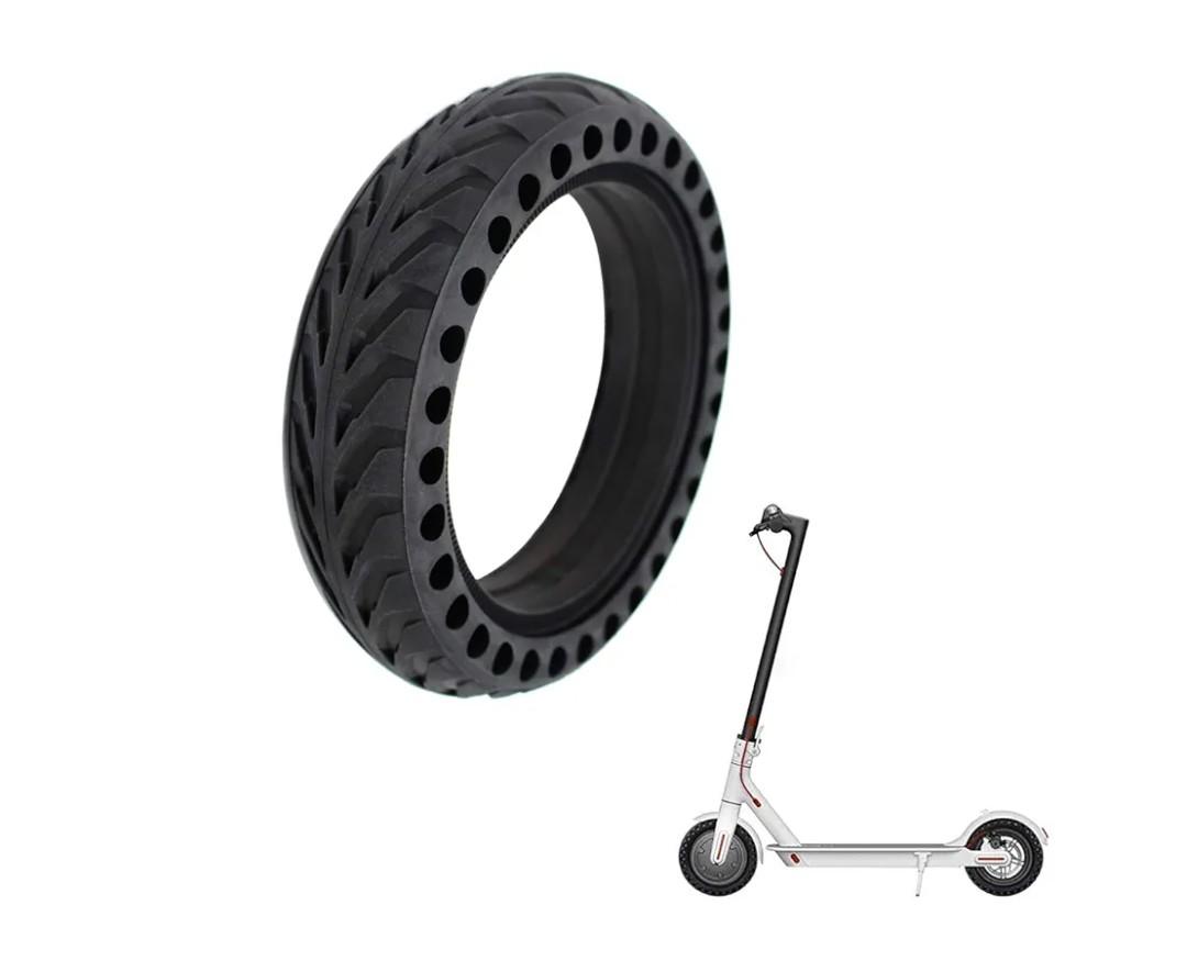 Z-FIRST Solid Tires 8.5 Inches Electric Scooter Wheels Replacement Tire 8-1/2'' Front or Rear Honeycomb Tires for Xiaomi Mijia M365, Gotrax GXL V2 and More (1)