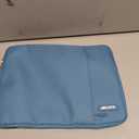 MOSISO Laptop Case 13.3 inch, 13-13.3 inch Laptop Sleeve Compatible with MacBook Air/Pro 13/Pro 14 M5 M4 M3 M2 M1, HP Dell ASUS Lenovo,Polyester Vertical Computer Sleeve Bag with Pocket, Air Blue