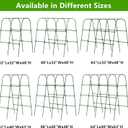 Cucumber Trellis for Raised Bed, U-Shape Garden Trellis for Climbing Plants Outdoor, Metal Arch Vegetables Trellis, Plant Support for Grape Vine Beans Squash Peas Flower