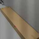 DEZ FURNISHINGS Cordless 2" Signature Faux Wood Blind, 33" W x 60" H, Embossed White