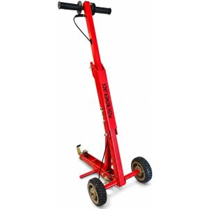 800LBs Lawn Mower Lift Jack, Zero Turn Mower Jack, Heavy Duty Mower Jack for Zero Turn, Stand-On, Riding and Commercial Push Mowers, ZTRs, Rotating Handle Releases Safety Arm