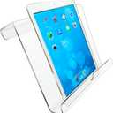 Treadmill Tablet Holder, Exercise Bike Reading Stand,Acrylic Book Holder, Clear Acrylic Stand for Tablet, Magazines and Books8.5 * 9.5 * 2.8 Inches