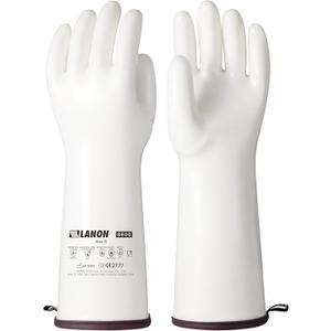 LANON 15" Liquid Silicone Heat Resistant Oven Gloves, Food Grade, CoralAir Liner, Waterproof, Extra Long, Medium (Blue, L)