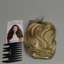 BARSDAR Blonde Clip in Hair Extensions - 12 Inch Short Wavy Clip in Hair Extensions for Women - 6PCs Thick Soft Synthetic Clip in Hairpieces Daily Party Halloween - Light Ash Blonde Mix