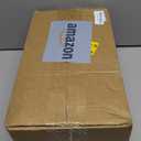 Havniva Ceramic 1.2 Cup Raised Slow Feeder Dog Bowl Set, Elevated 6.1inch Bowl and 7.3inch Slow Pet Food Dish with Wooden Stand for Small and Medium Dog (2 x Brown Coffee+ Stand)