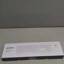 seenda Wireless Keyboard and Mouse Combo, Rechargeable Quiet Keyboard Mouse, Sleek and Ultra Thin Design, Full-Size with Number Pad for Windows, Laptop, PC, Notebook, Desktop- Silver and White