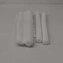 MAXTID Under Door Draft Stopper White 32Inch, Weather Stripping Door Seal, Door Sweep for Exterior & Interior Doors Door Bottom Seal Dust and Noise Insulation Large Door Draft Guard of Doors (32" (Up to 1.7" Gaps)