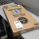 Regalo Safety 29-49" Easy Step Extra Wide Baby Gate for Doorways & Bottom of Stairs, Pressure Mounted Safety Gate with Door for Babies, Toddlers & Pets, White