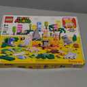 LEGO Super Mario Creativity Toolbox Maker Set 71418, Create Your Own Levels with Figures, Grass, Desert and Lava Builds, Starter Course Expansion, Toy Gift Idea for Kids 6 Plus