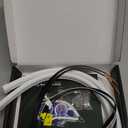 Qasim Sequential LED Strip, 12inch Car LED Flexible Strip Lights Turn Signal Switchback White/Amber Daytime Running Light for Headlights Retrofit-1Pair (11.8 inches)