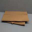 JOYIN 12PCS Christmas Brown Gift Boxes with Lids for Presents, 4" Deep Large Shirt Robe Wrapping Box, 4 Different Sizes Holiday Festive Lingerie Cupcake DIY Kraft Cardboard Boxes