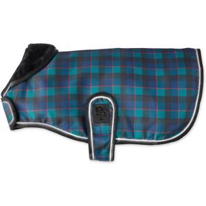 Pet Passion Breeze II - The Windbreaker, Water Resistant Pet Raincoat, Vegan Fur and Lined Pet Jacket for Dogs, Black Watch Plaid, Medium (20-45 lbs)