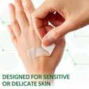 Curad Truly Ouchless Silicone Adhesive Bandages, Fabric Bandages, For Delicate Sensitive Skin, 3/4X3 (50 Count)