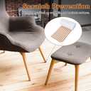 4200 Pcs 3/8 Inch Self Adhesive Cork Pads, 3 Roll Cabinet Door Bumpers Chair Leg Protectors Cork Plant Coasters for Kitchen Cabinet Doors Drawers & Hardwood Floors