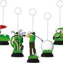 5 Pcs Golf Ball Photo Balloon Holder Table Centerpieces Holders Golf Themed Decoration Place Card Holder Photo Clips Holder for Home Birthday Wedding Party Decor