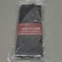 Belinous Leather Steering Wheel Cover Lace Up, Stitch On Wrap, Universal Fit 13-20 inch Car Truck SUV Pickup Boat, A Whole Piece of Cowhide, DIY Stitch w/Needle Thread (Size L4, Black)