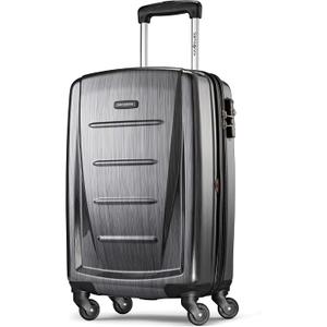 Samsonite Winfield 2 - 20-Inch Hardside Luggage with 360 Spinner Wheels, TSA Lock, Airline Approved - Charcoal, Carry-on Spinner