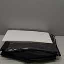 StorageWorks Shoe Organizer for Closet, Fits up to 16 Pairs, Shoe Cubby Storage Containers with Adjustable Dividers and Clear Cover, Black (Medium)