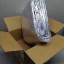 winemana Window Insulation Roll, 59IN x 8FT Reflective Heat Shield Bubble Film, Double-Sided Aluminum Foil Insulation, Weatherproof Garage Door Cover for Windows, RV, Basement, Winter & Summer, Pack of 2