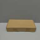 Farmhouse Wood Tray Rustic Wooden Pedestal 12 * 5.5 * 2 inches Decorative Wood Riser for Farmhouse Kitchen Counter Bathroom Room Decor (Brown)