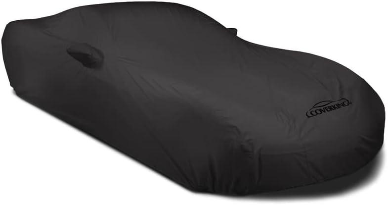 Coverking Custom Fit Exterior Car Cover Designed for Select Honda Civic Model Vehicles: Stormproof Fabric, Charcoal