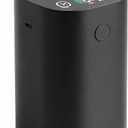 Waterless Essential Oil Diffuser, Rechargeable Cordless Scent Diffuser Machine, 20mL (0.7oz) Capacity, 4 Mist Levels & 4 Countdown Timers, Cup Holder Car Diffuser for Home Bedroom Office, Black