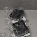 Solar Post Cap Lights Outdoor 2 pack, Waterproof Solar Powered Deck Fence Post Lights for 4x4 Wood/Vinyl Posts, Solar Outdoor LED Light with Cool/Warm Lighting Decorate Garden Patio Porch (Black)