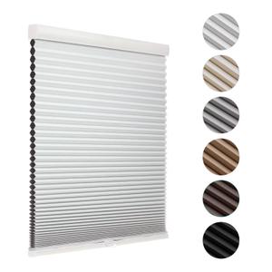 MYshade Cordless Blackout Cellular Shades for Windows, Honeycomb Window Shades with Thermal Insulation, Child & Pet Safe Room Darkening Shade, Easy Install, 30" W x 48" H, White
