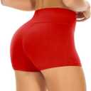GAYHAY High Waisted Biker Shorts for Women - 8"/5"/3" Soft Black Spandex Shorts for Workout Volleyball Yoga Dance, S