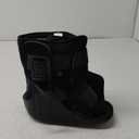 Air Walking Boot, Fracture Boot Short Walker Protection Fits Left or Right Foot Ankle Support for Injuries Fractures Sprains Black S