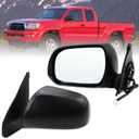 Left Driver Side Mirror Compatible With 2005 2006 2007 2008 2009 2010 2011 Toyota Tacoma With Power Glass Manual Folding Black Replace#8794004180(3Pins)