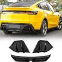 skkyoro Rear Bumper Diffuser Lip 3pcs for Tesla Model Y Juniper 2025 2026