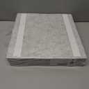 Large Cork Board 36" x 24", 6 Pack Felt Bulletin Board with 30 Pushpins, Cork Boards Alternative with Self-Adhesive Strips, Felt Wall Tiles Pin Boards for Walls Office Home School Decor-Light Gray