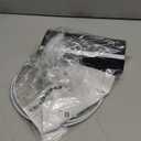 Small Lamp Shade, Black Drum Lampshade 8.7''Top X 8.7'' Bottom X 7.9'' High, Replacement Lamp Shade Natural Linen Hand Crafted for Table Lamps Floor Lamps Chandelier Lamp, Easy Assembly Required