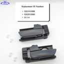 2Pcs Interior Door Handles for Hyundai Accent 2006 2007 2008 2009 2010 2011, Front Left Driver & Right Passenger Side Replaces# 826101E000, 826201E000, Textured Gray
