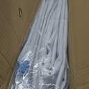 Fonzier RV Awning Fabric Replacement, 19.5oz Heavy Duty Vinyl, with Tie Down Kits & 7 Hooks & Pull Strap for Trailer Camper Awning- 17'(Fabric 16'2"), Blue Fade