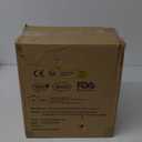 2 Pack Automatic Cat Feeder and Water Dispenser in Set Pet Food Bowl for Small Medium Dog Pets Puppy Kitten Big Capacity 1 Gallon x 2 (Cream)