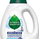 Seventh Generation Concentrated Laundry Detergent Liquid Free & Clear Fragrance Free 40 oz (40 Fl Oz (Pack of 1))
