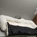 Wn's Day Luxurious Dog Couch Bed, Washable Calming Dog Couch Cover, Removable Couch Protector for Dogs, Waterproof Sofa Bed, Pet Bed Mats for Couch, Pet Couch Covers for Sofa(White, L) (Large(41*37*6 In))