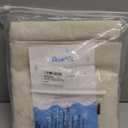 Awellife 36 Inch Stall Linen Shower Curtain Beige Boho Farmhouse Shower Curtains for Bathroom Fabric Cream Cloth Liner Small Stall 36" W x 72" L