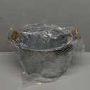 Colonial Tin Works Rustic Farmhouse Decor Tapered Oval Pails with Wood Handles Set of 3., Grey