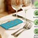 2 x RUVANTI Cloth Napkins Set of 6 Cotton 100%, 18x18 Inches Napkins Cloth Washable, Soft, Absorbent. Cotton Napkins for Parties, Christmas, Thanksgiving, Weddings, Dinner Napkins Cloth - Combo