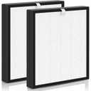 TZ-K2 True HEPA Filter Replacement, Compatible with ToLife TZ-K2 Air Purifier, TZ-K2-A HEPA Filter, 3-in-1 HEPA High-Efficiency Activated Carbon Filter, 2 Pack