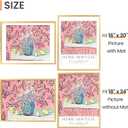 upsimples 18x24 Picture Frame, Display Pictures 16x20 with Mat or 18 x 24 Without, Wall Hanging Poster Frames, Gold, 1 Pack