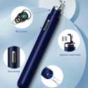 Visual Blackhead Remover Tools with Camera,Pimple Popper Extractor Tool Kit with Camera 20X 1080P Pore Cleaner Acne Comedone Whitehead Extractor Kit for iPhone/Android (Blue)