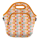Sok It Lunch Tote Zippered Bag Insulated Neoprene Caddy (Boho Floral, X-Large 6.5 Quart Lunch Tote)