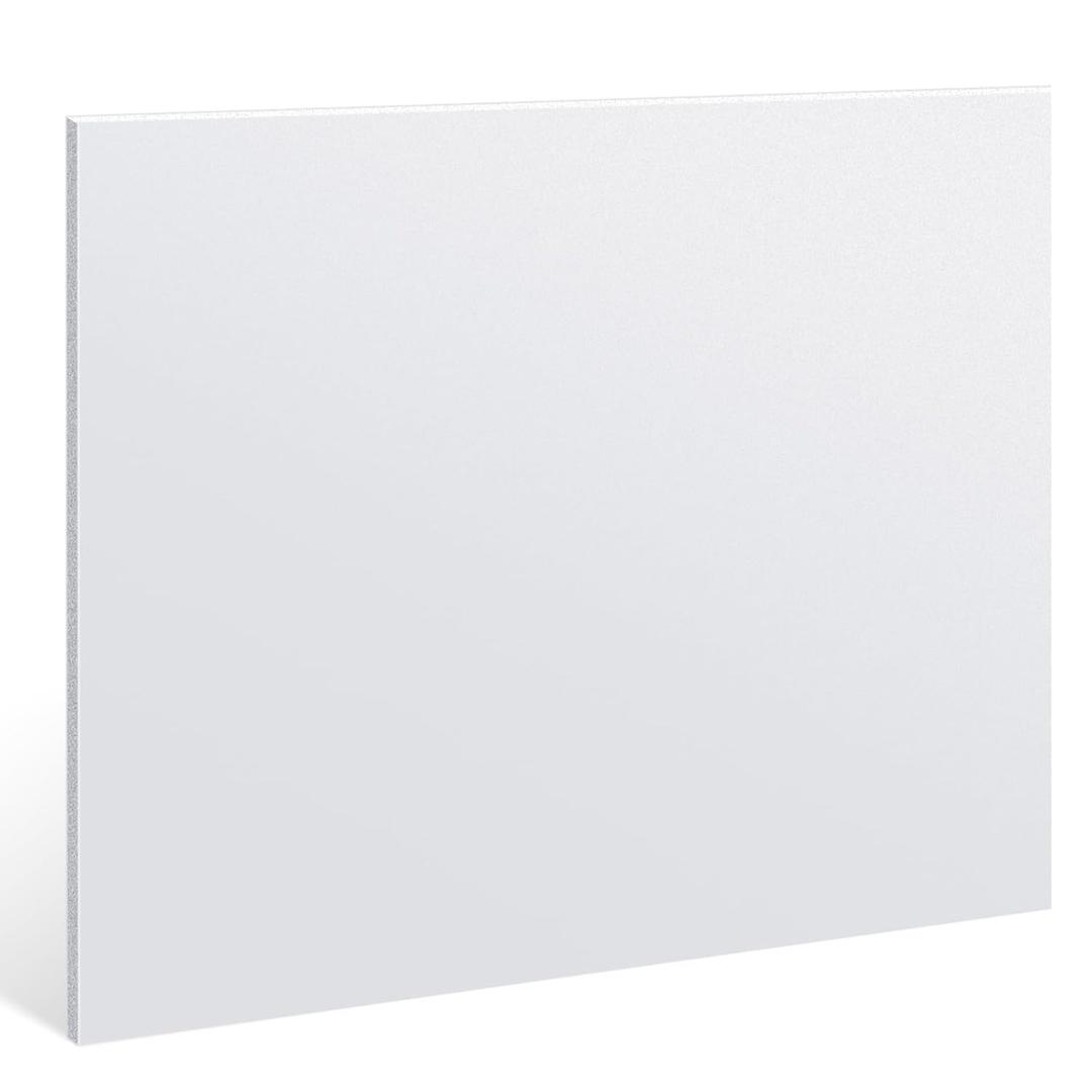 Sasylvia Hdpe Sheet, Hdpe Plastic Sheet Flexible High Density Polyethylene Cutting Board Solid Plastic Block for Marine, CNC, Machining, Industrial, DIY Projects(1/2" X 24'' X 36'',White,1 Pcs)