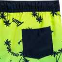 Puma Boys' Fashion Swim Trunks, Water Repellant, Elastic Waistband with Drawcord
